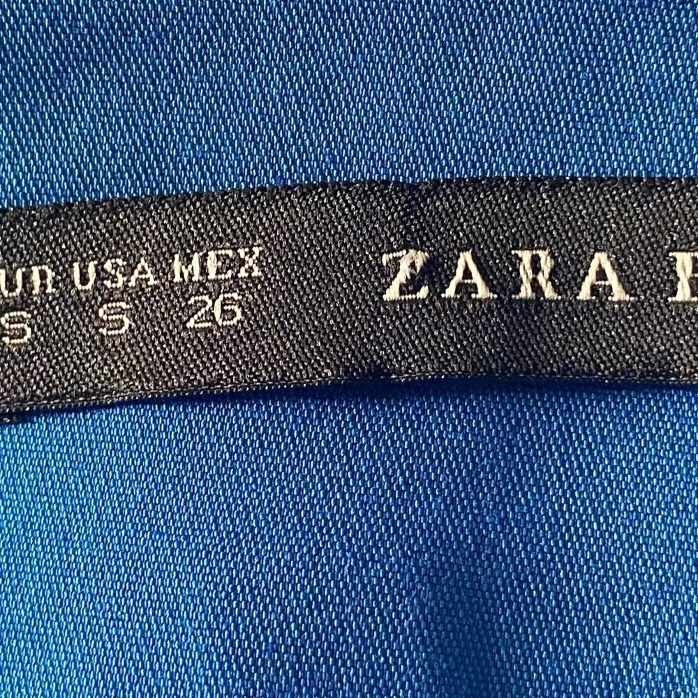 NWT-ZARA-BASIC COLLECTION-BLUE DKIRT-SIZE SMALL N… - image 5
